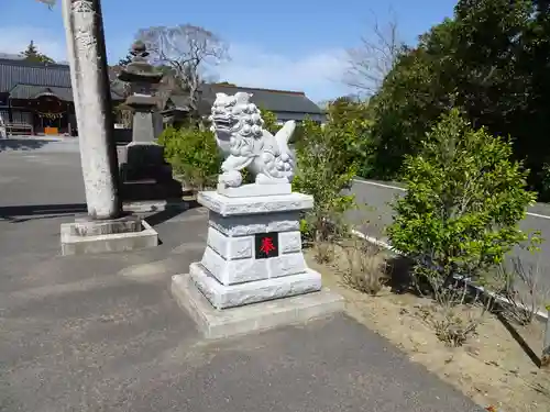 白子神社の狛犬