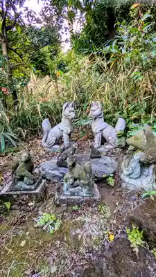 白金氷川神社の狛犬