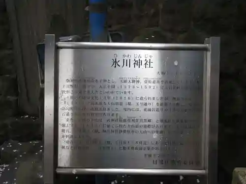 上目黒氷川神社の歴史