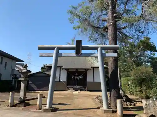 白山神社の鳥居