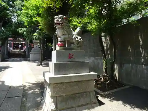 瀬田玉川神社の狛犬