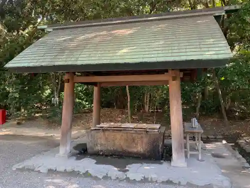 上知我麻神社（熱田神宮摂社）の手水舎
