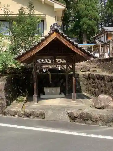 田瀬神社の手水