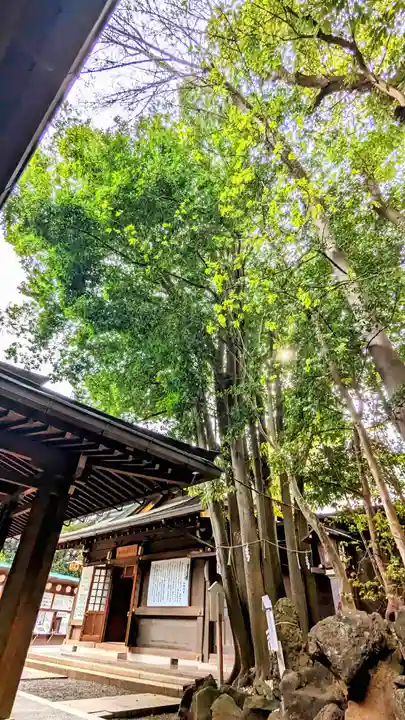 検見川神社の自然