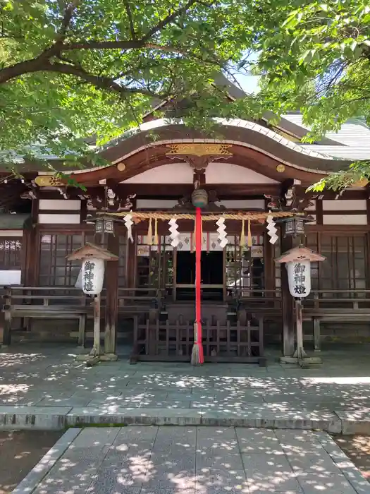 難波八幡神社の本殿