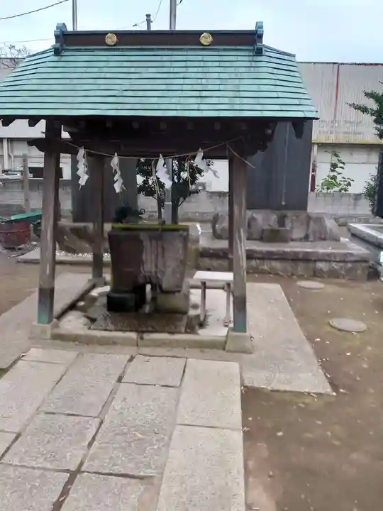 守谷総鎮守 八坂神社の手水舎