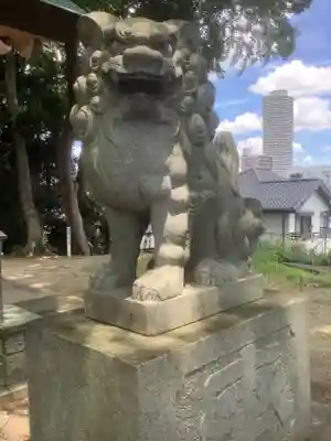 神明社（中切町）の狛犬