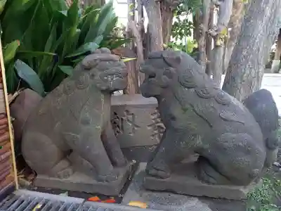 麻布氷川神社の狛犬