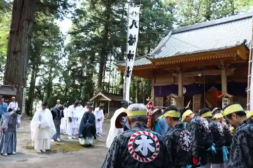 米川八幡神社のお祭り