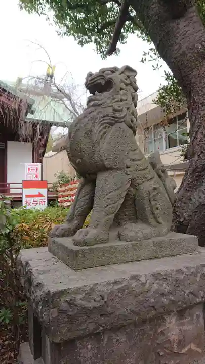 稲毛神社の狛犬