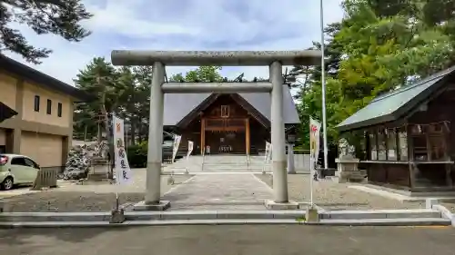 富良野神社の鳥居