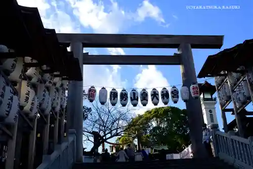 伊勢山皇大神宮の鳥居