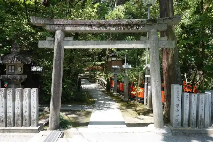 (山田)伊射奈岐神社の鳥居