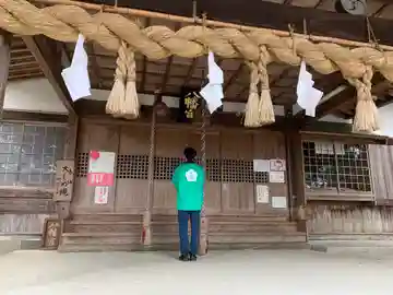 川田八幡神社の本殿・本堂