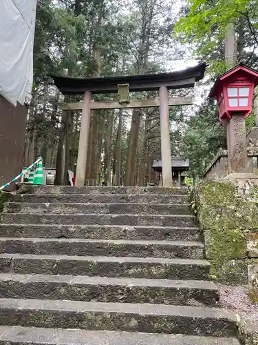 北口本宮冨士浅間神社の鳥居