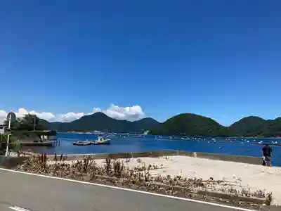 鮑玉白珠比咩命神社の景色