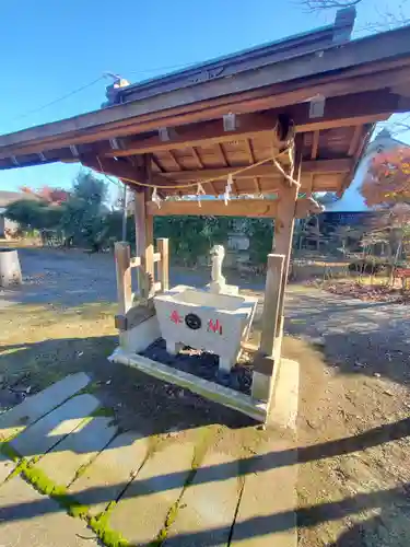 谷明神社の手水舎