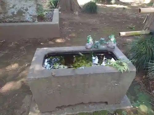 馬場氷川神社の手水