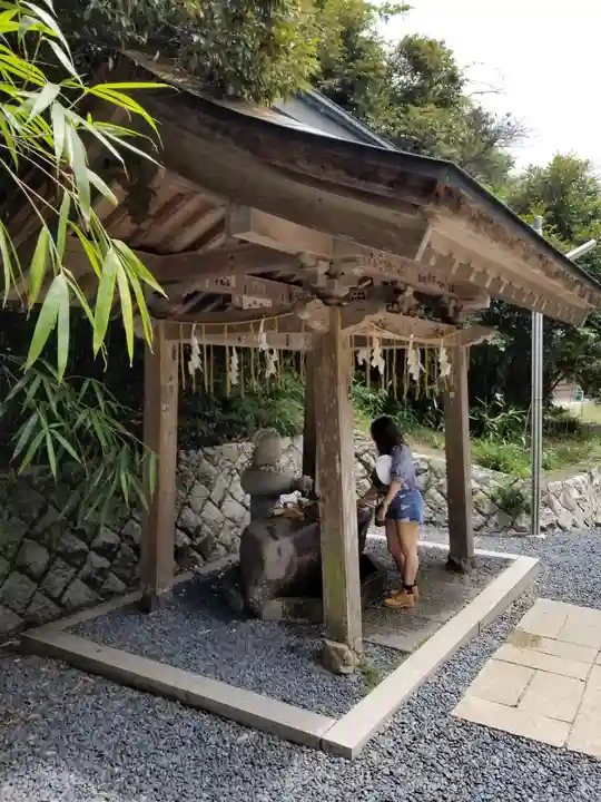 白兎神社の手水舎