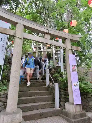 多摩川浅間神社の鳥居