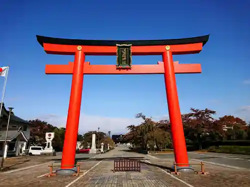 山形縣護國神社の鳥居