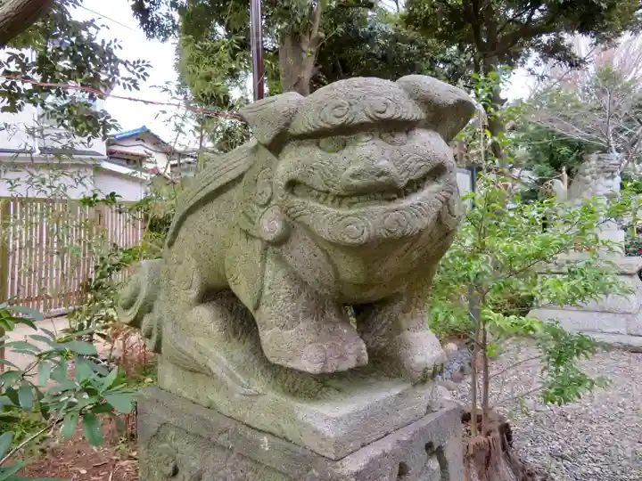 菊田神社の狛犬