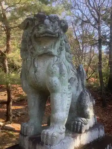 五社大明神社の狛犬