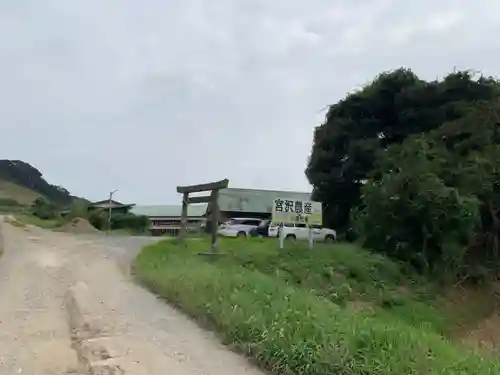 秋葉神社の鳥居