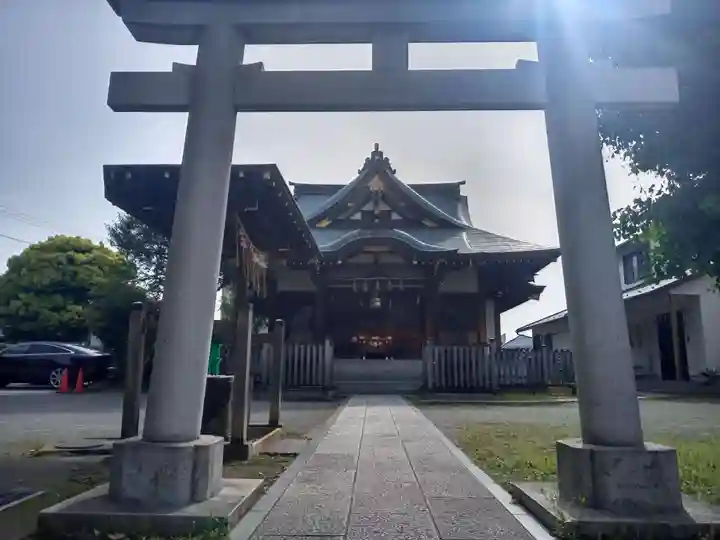 鵜ノ木八幡神社の鳥居