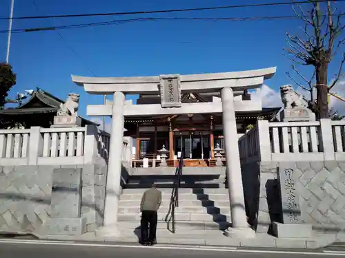 甲斐奈神社の鳥居