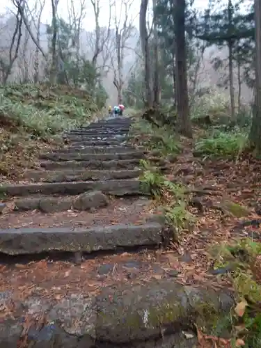 戸隠神社九頭龍社の周辺