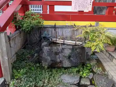 潮田神社の手水舎
