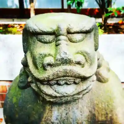 市谷亀岡八幡宮の狛犬