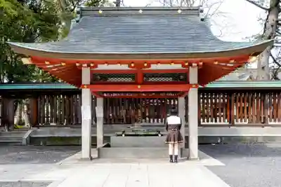 氣比神宮の手水舎