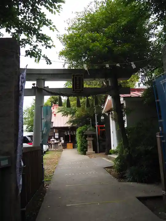 染井稲荷神社の鳥居