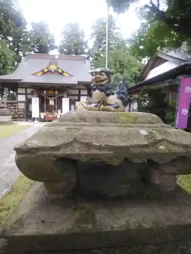 鏡石鹿嶋神社の狛犬