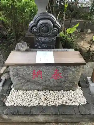 横浜御嶽神社の手水舎