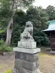 中田八坂神社の狛犬