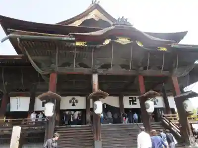 善光寺の本殿・本堂