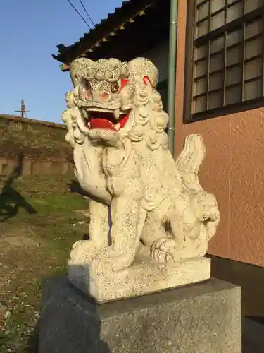 白山神社の狛犬