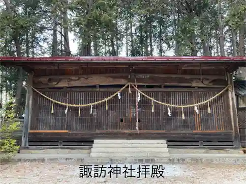 下堀扇町諏訪神社の本殿