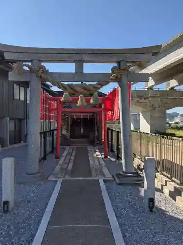 眞中神社の鳥居