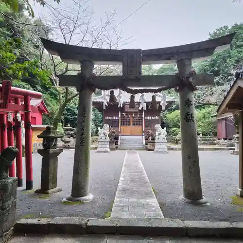 有明温泉神社の鳥居