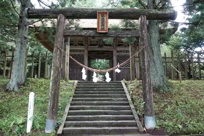 早池峰神社の鳥居