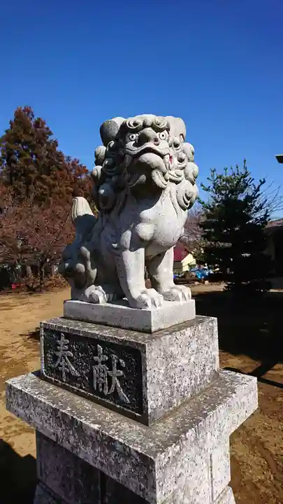 東雷神社の狛犬