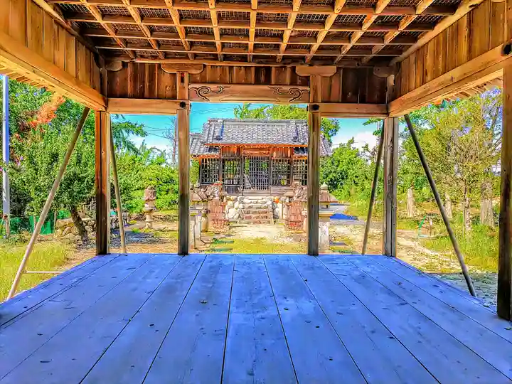 神明社(西鵜之本)の本殿・本堂