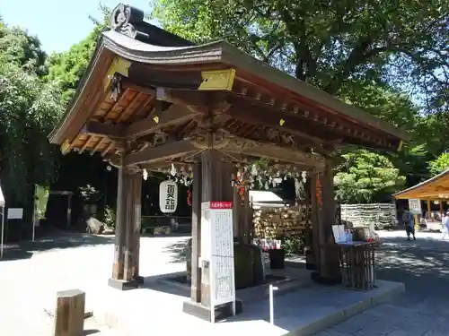 出雲大社相模分祠の手水舎