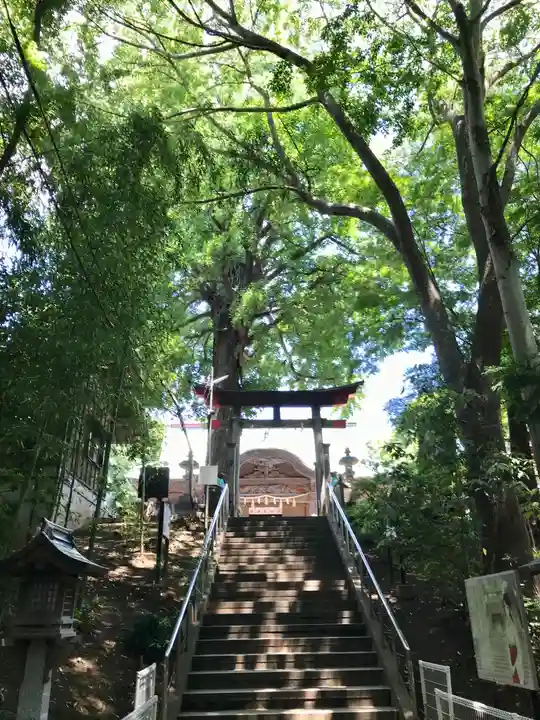 下総国三山 二宮神社の鳥居