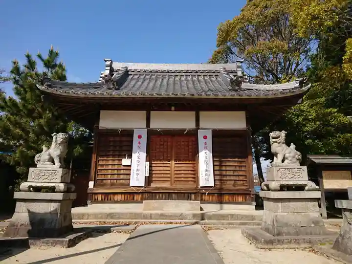 比蘇天神社の本殿・本堂