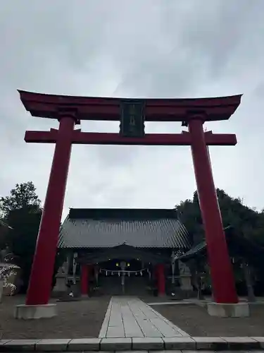 越中護国八幡宮の鳥居